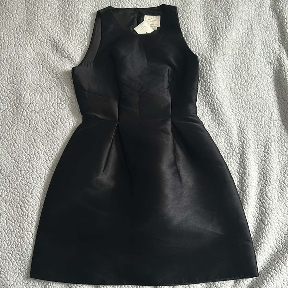Kate Spade, Size 8, black. Partially open back with rhinestone accents.